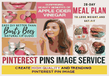 I will create beautiful Pinterest pins & boards for your website