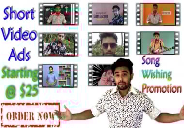 I will make short video ads / song ads