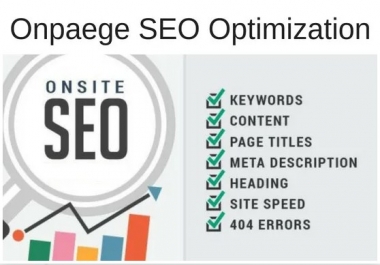Onpage SEO Optimization For Wordpress Website