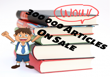 300 000 Articles On Sale To Start Business In Any Niche You Can Imagine