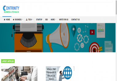 Publish Guest Post on Centrinity. com - DA 50
