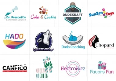 I will do a 5 PROFESSIONAL initial logo samples with free jpg,  psd,  ai,  and unlimited revisions for