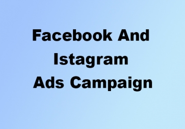 I will optimize and run high converting Facebook and Instagram ads campaigns