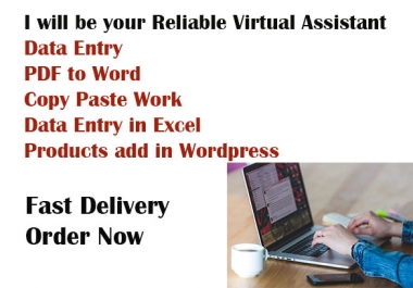 I will be your Reliable & Professional Virtual Assistant