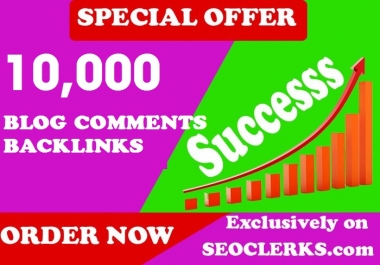 10,000 GSA BlogComments Backlinks for Google Seo