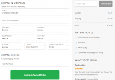 Make your woocommerce checkout frictionless