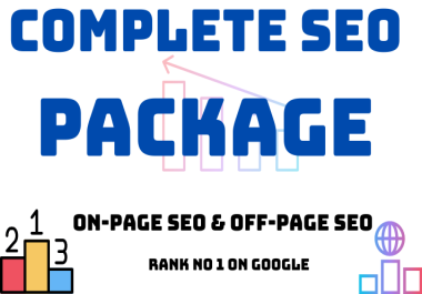 Complete On-Page SEO And Off-Page Monthly SEO Service
