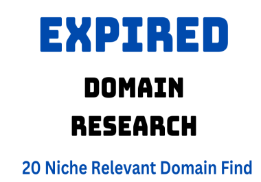 20 Niche Relevant Expired Domains Find