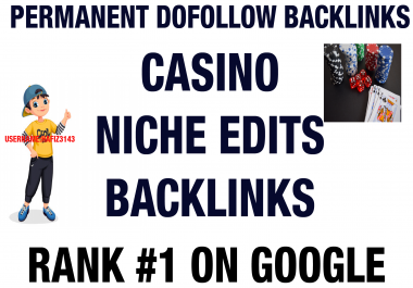 Permanent 20 Dofollow Casino Poker Niche Relevant Nic...