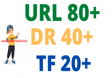 Increase Ahrefs DR 40 Plus URL Rating 80 Plus Majesti...