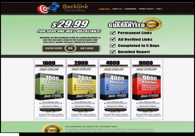 Backlink Reseller Website - Outsourced Online Business Selling Backlinks