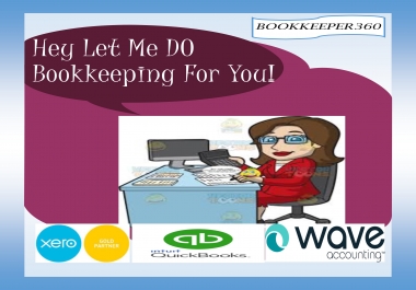 Bookkeeping Using Quickbooks, Xero, Freshbooks, Waves
