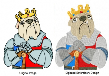 digitize any file or logo into embroidery digitizing