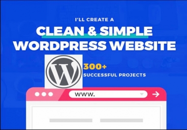 I can create any kind of WordPress website for you