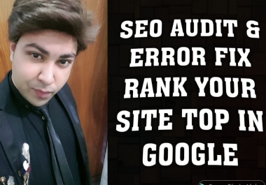 Find all SEO Errors Audit which stops your site top in ranking