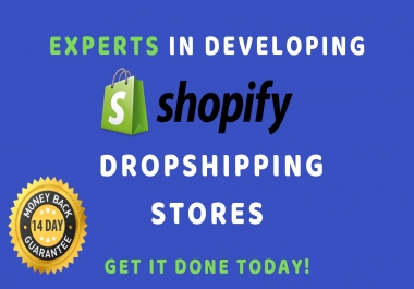 Design a Professional Ecom Shopify Web Store Making 500+ P/Month