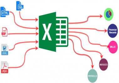 I can do Ms Excel,  Data Entry Work For You
