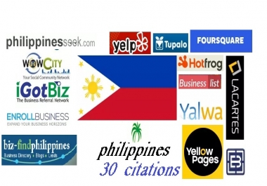 Get Accurate 30 Best Philippines/Spain/Greece/Poland/Thailand Local Citations
