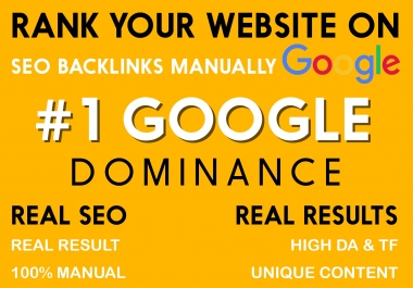 provide monthly SEO service,  on and off page optimization for google top ranking