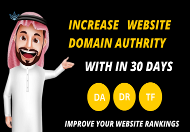 increase Domain Rating ahrefs DR domain authority Moz da Tf