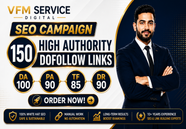 build powerful 150 SEO backlinks on pr10 websites da100 dr70