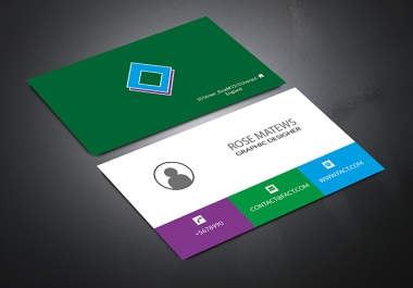 This is a modern business card for you & your com.