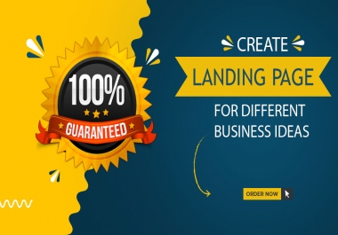 landing pages for different business ideas