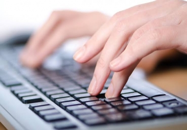 Data Entry,  Copy past work and PDF to words Conversion.