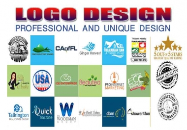 Premium Quality,  Professional and Unique Logo Design