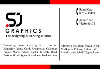 Business card and logo designing
