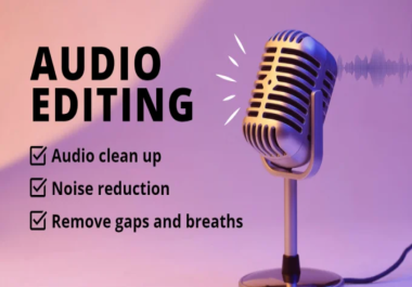 Professional Audio Cleanup Remove Background Noise and Enhance Your Audio