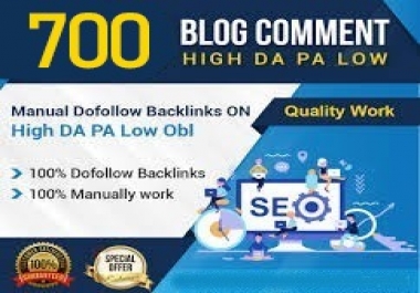 I Will Create 700 Dofollow High DA PA Top Quality Backlinks