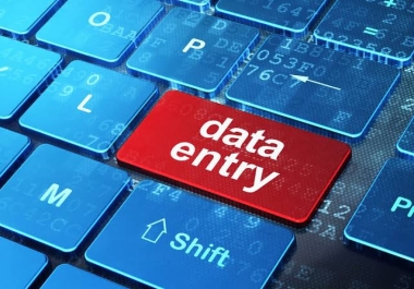 Data entry job from any industry