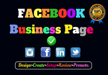 Create & setup facebook business page