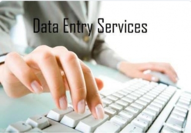 Data entry by profession on time as per customer requirement.