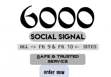 Do 6k seo friendly social signals