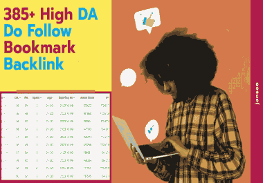 385 Do Follow Bookmark Backlink to Boost DA DR and Rank
