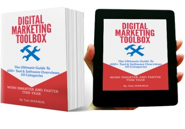 Digital Marketing Toolbox The Ultimate Guide to 600+ Online Marketing Tool and Software Overview