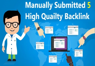 Manually Submitted 5 HQ Dofollow Backlink in World Best Websites to Get High Google Rank