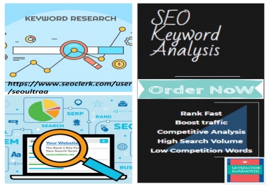 Perfect SEO keyword research with competitor analysis