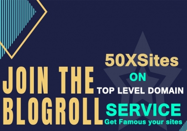Blogroll service on 50xsites top level domain