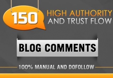 Backlinks High quality 150 Dofollow blog comments