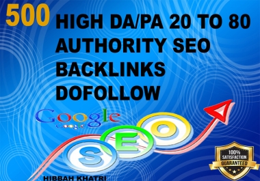 google rank site high quality DA/PA 20 to 90 blogcomment Seo backlink