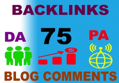 make 75 high authority quality SEO dofollow backlinks