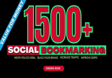 Boost Your Online Presence Get 1500+ Live Social Bookmarking Links in Just 24 Hours
