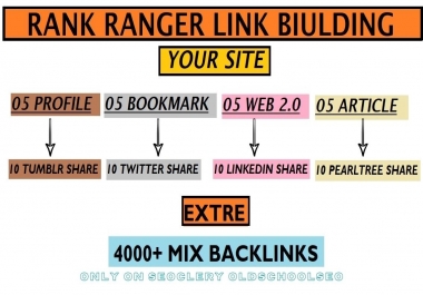 I Will POWER UP RANK RANGER SEO Link Building Service To Improve Website Ranking