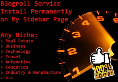 Blogroll service on 50xsites Top Level Domain only