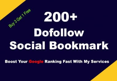I Will Create manually 200 Dofollow Social Bookmarks From PR9 To PR1 Sites