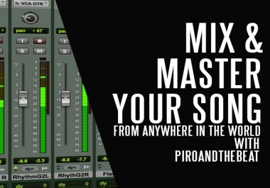 Mix and Master your music from anywhere in the world and get top class worldwide quality
