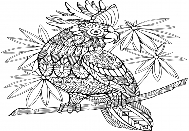 60 Animal Coloring Pages for Adults with Resell Right